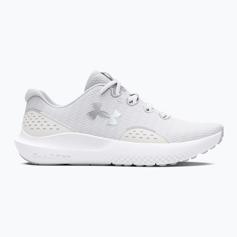Dámské běžecké boty  Under Armour Charged Surge 4 white/distant gray/metallic silver 8