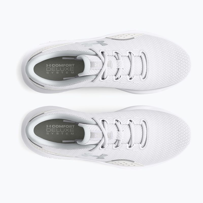 Dámské běžecké boty  Under Armour Charged Surge 4 white/distant gray/metallic silver 11
