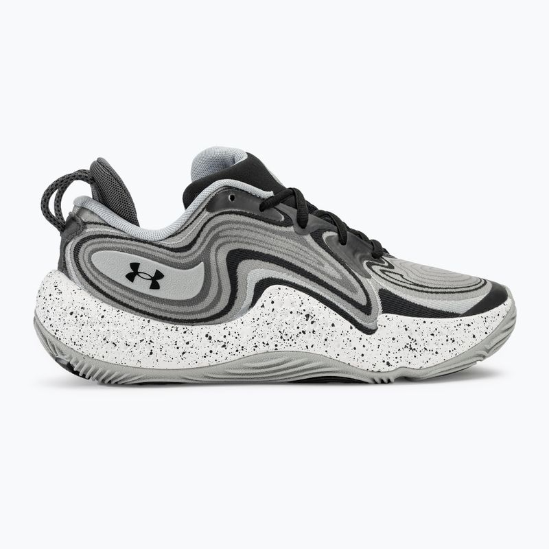 Basketbalové boty Under Armour Spawn 6 mod gray/black/black 2