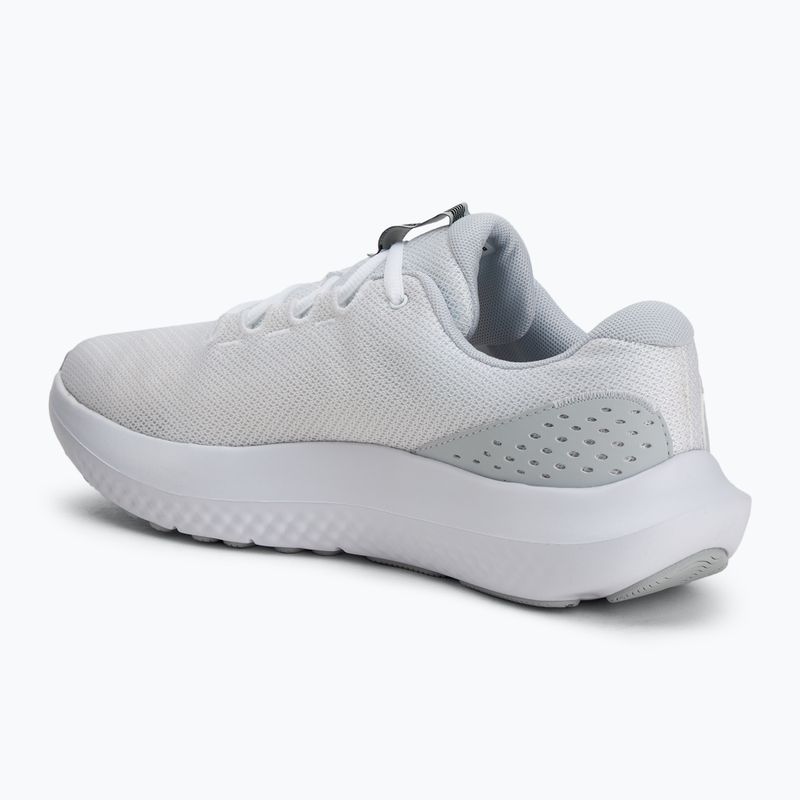 Pánské běžecké boty Under Armour Charged Surge 4 white/halo gray/black 3