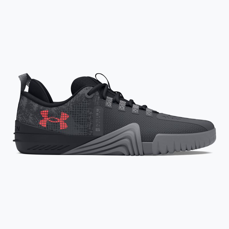 Pánské sportovní boty  Under Armour TriBase Reign 6 gray void/pitch gray/rush red 8