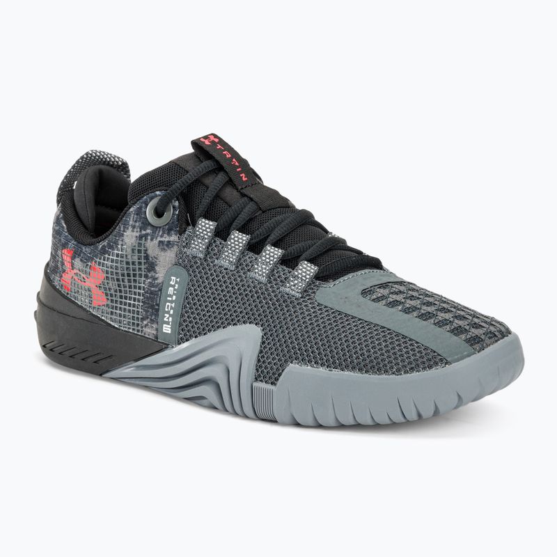 Pánské sportovní boty  Under Armour TriBase Reign 6 gray void/pitch gray/rush red
