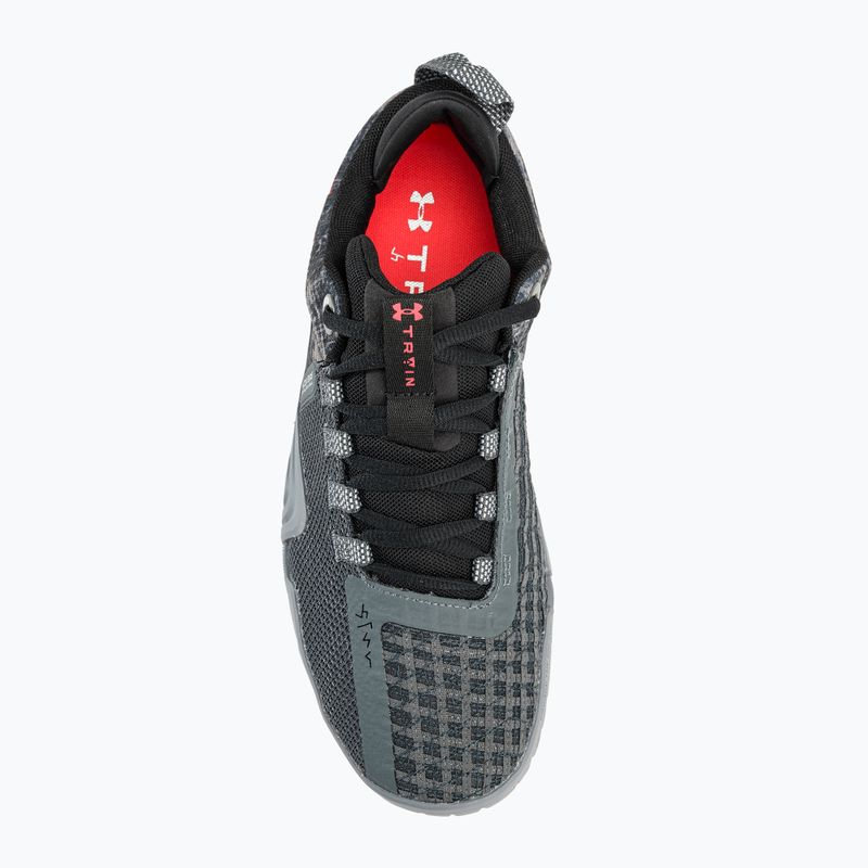 Pánské sportovní boty  Under Armour TriBase Reign 6 gray void/pitch gray/rush red 6