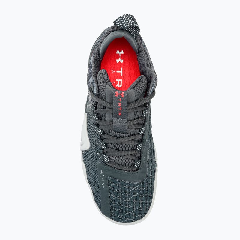 Dámské sportovní boty  Under Armour TriBase Reign 6 pitch gray/gray void/rush red 5