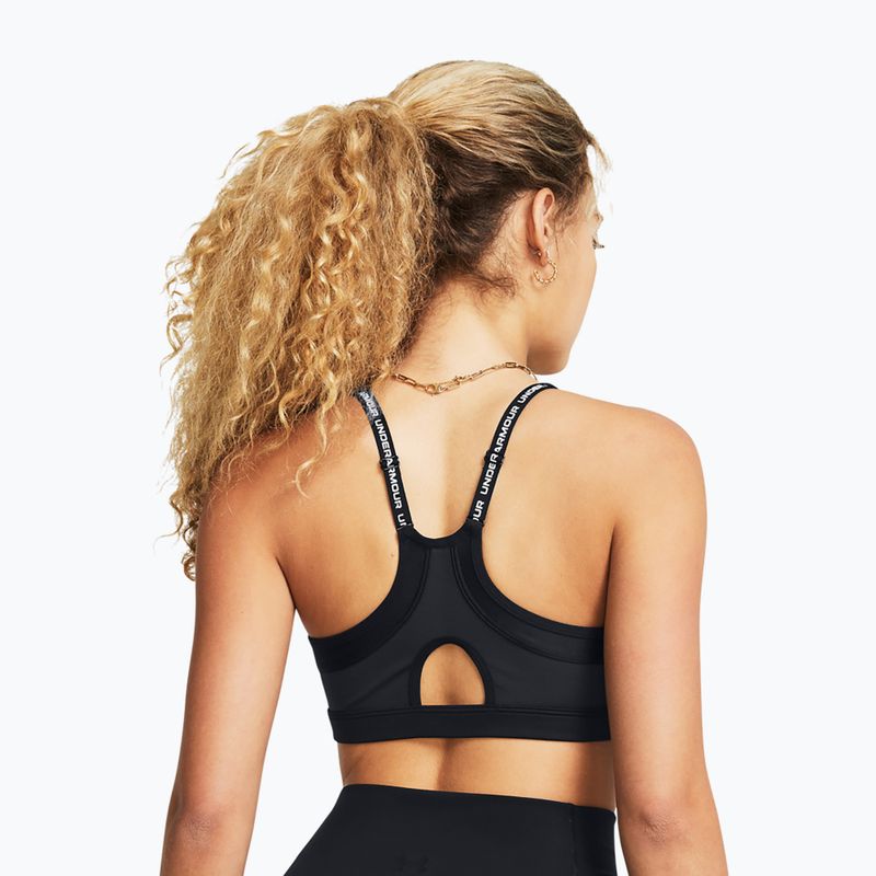 Fitness podprsenka  Under Armour Infinity Low 2.0 black/white 2