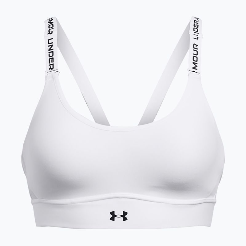 Fitness podprsenka  Under Armour Infinity Mid white/black