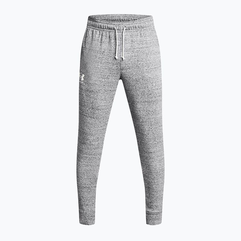 Pánské kalhoty  Under Armour Rival Terry Jogger mod gray light heather/onyx white 5