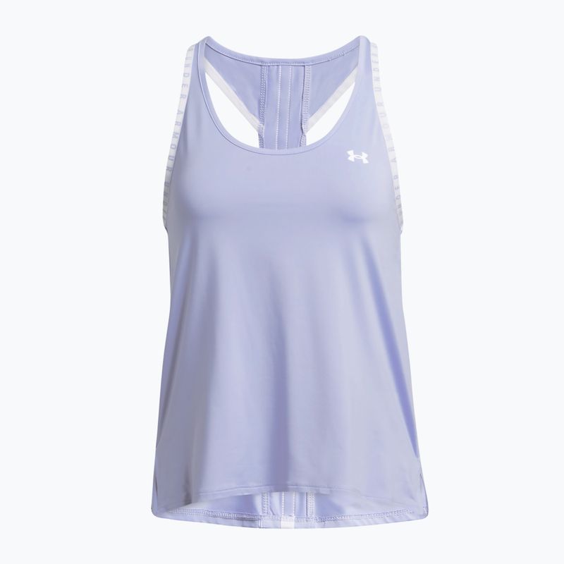 Dámské sportovní tílko tank top   Under Armour Knockout Tank celeste/white 4