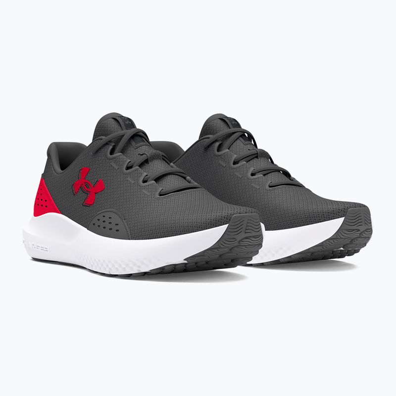 Pánské běžecké boty Under Armour Charged Surge 4 castlerock/red/red 3