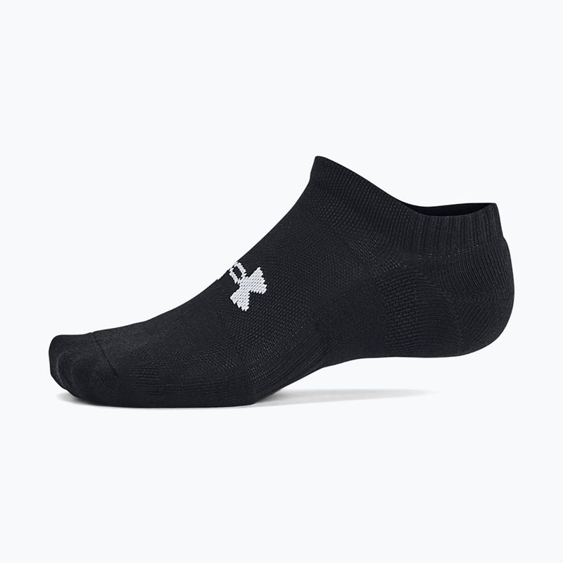Ponožky Under Armour Training Cotton No Show 3 black/black/white 7