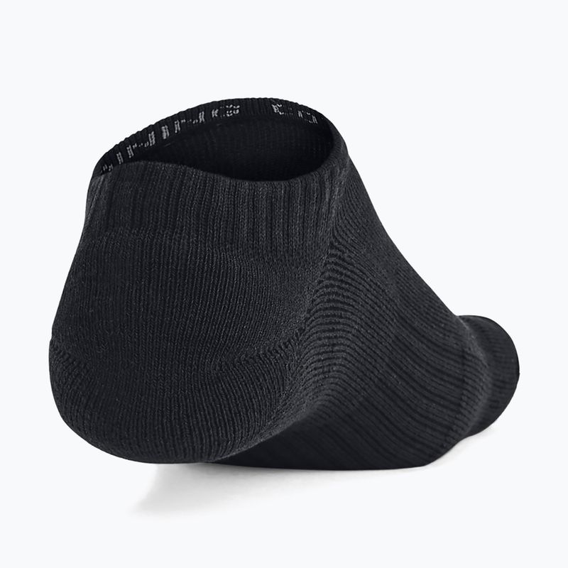 Ponožky Under Armour Training Cotton No Show 3 black/black/white 8