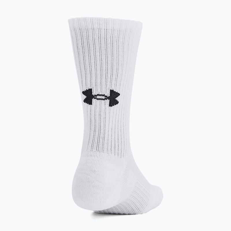Ponožky Under Armour Training Cotton Crew 3 páry white/white/black 4