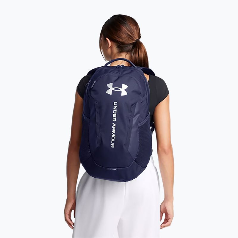 Batoh Under Armour Hustle 6.0 29 l midnight navy/midnight navy/metallic silver 7