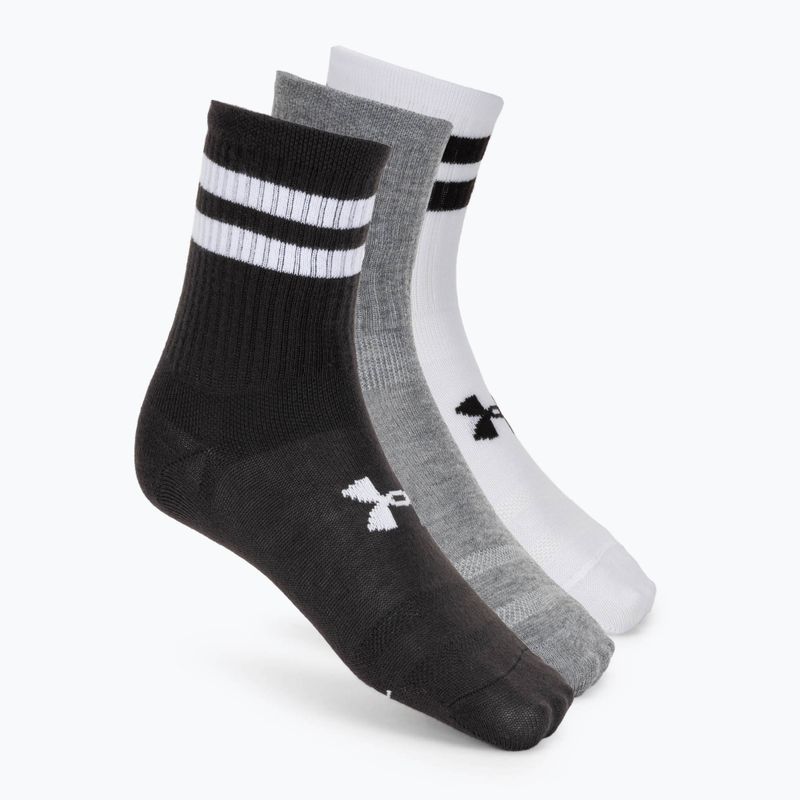 Ponožky Under Armour Essential Crew 6 Pack white/white/black