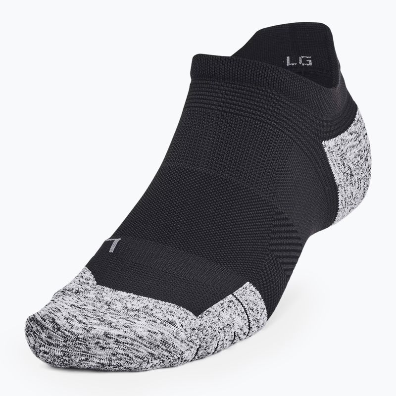 Běžecké ponožky Under Armour Dry Run Cushion No Show 3 pary black/pitch gray/reflective 2