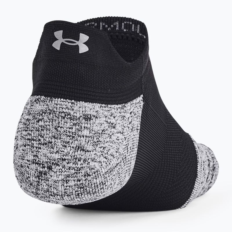 Běžecké ponožky Under Armour Dry Run Cushion No Show 3 pary black/pitch gray/reflective 3