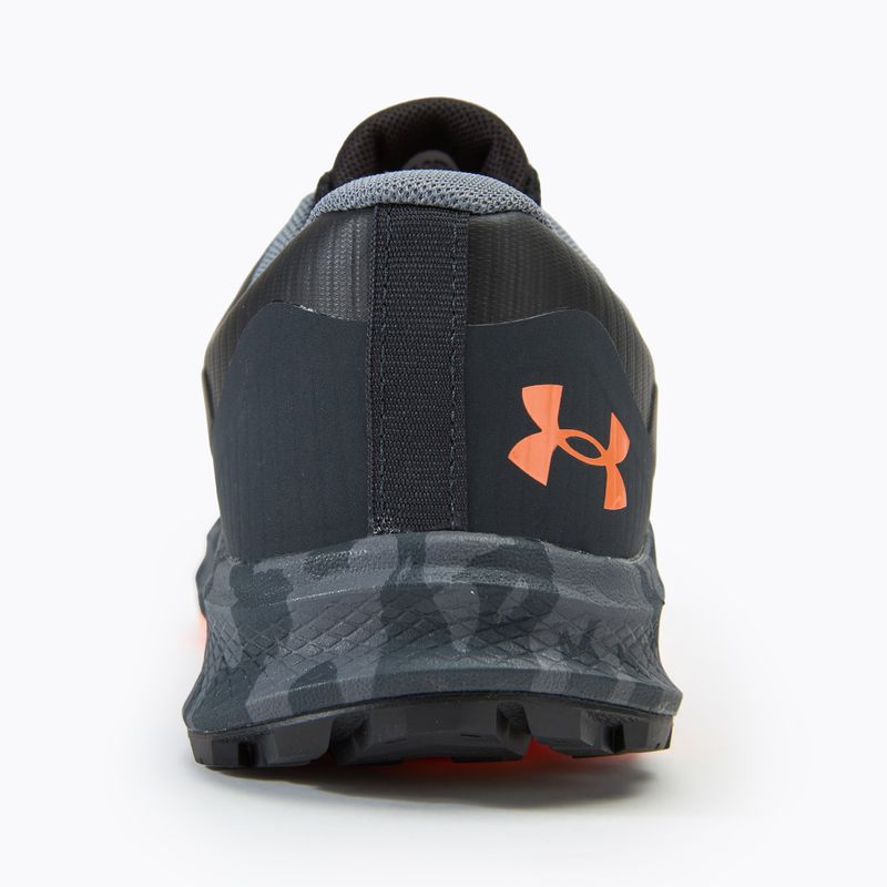 Pánské běžecké boty  Under Armour Charged Bandit Trail 3 black/black/orange blast 6