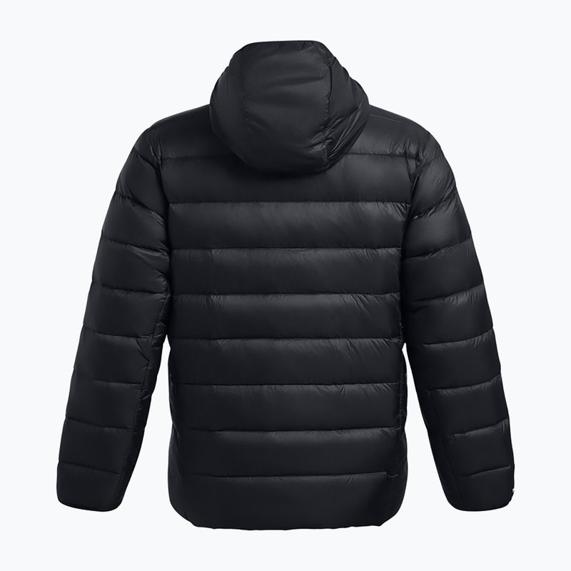Pánská bunda Under Armour Legend Down s kapucí black/black/white 2