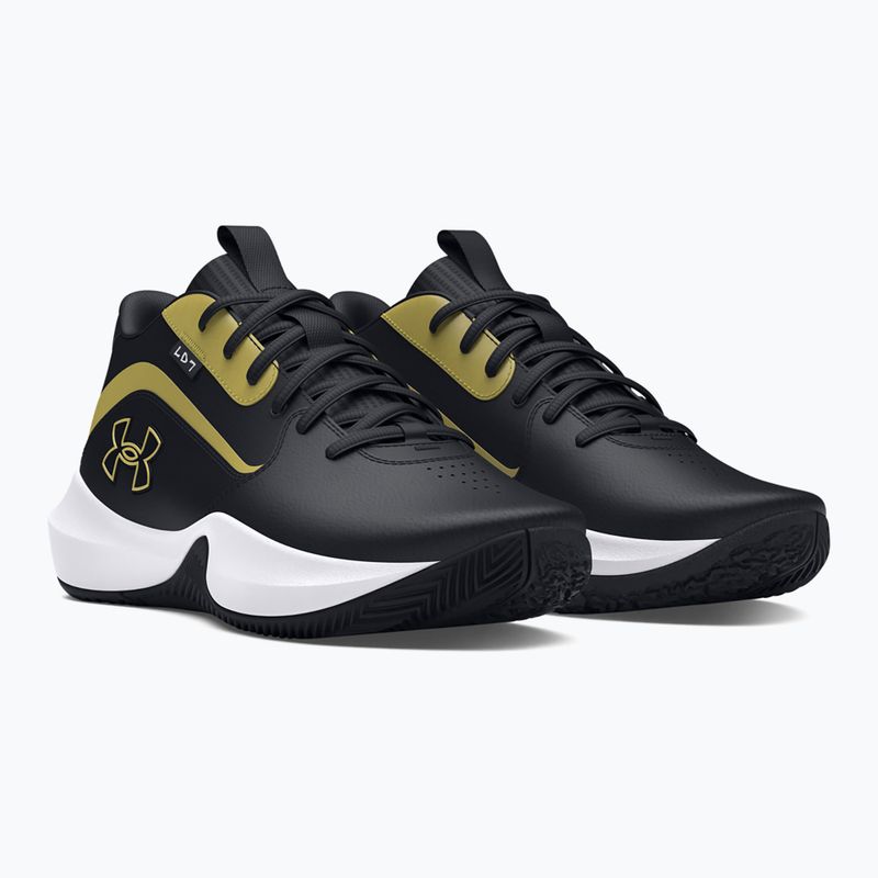 Basketbalové boty Under Armour Lockdown 7 black/black/metallic gold