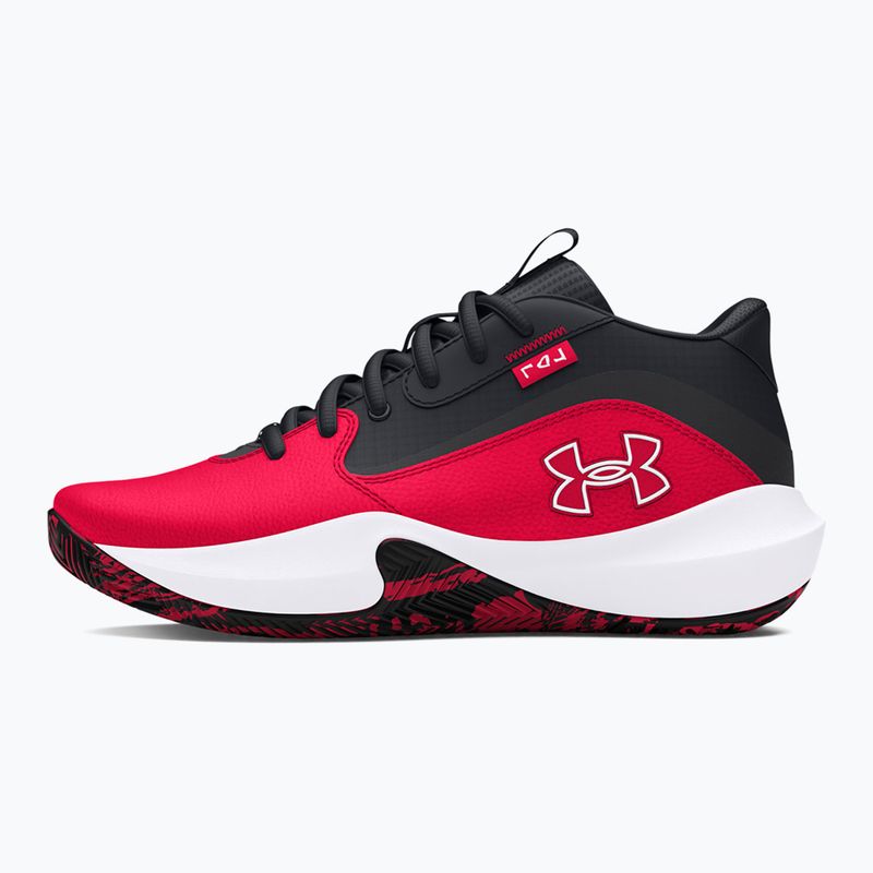 Dětské basketbalové boty Under Armour GS Lockdown 7 red/black/white 9