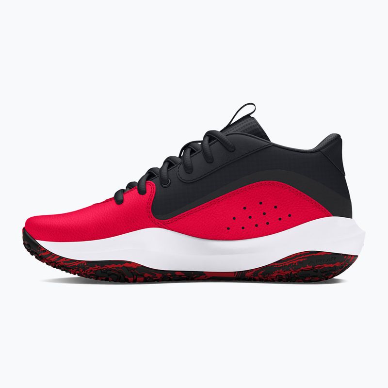 Dětské basketbalové boty Under Armour GS Lockdown 7 red/black/white 10