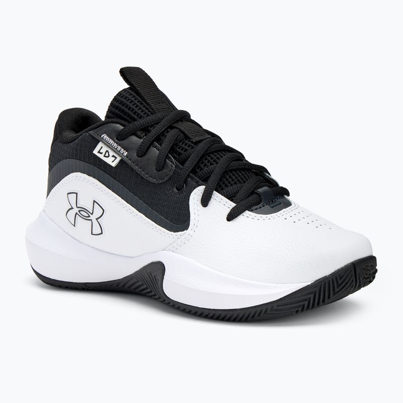 Dětské basketbalové boty Under Armour GS Lockdown 7 white/black/black