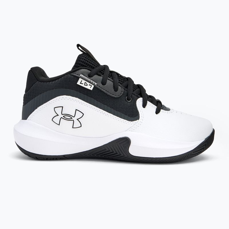 Dětské basketbalové boty Under Armour GS Lockdown 7 white/black/black 2