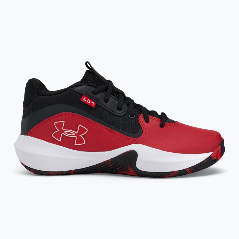 Basketbalové boty Under Armour Lockdown 7 red/black/white 2