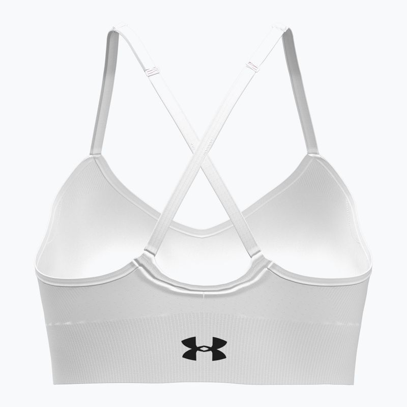 Sportovní podprsenka Under Armour Vanish Seamless Low white/black 2