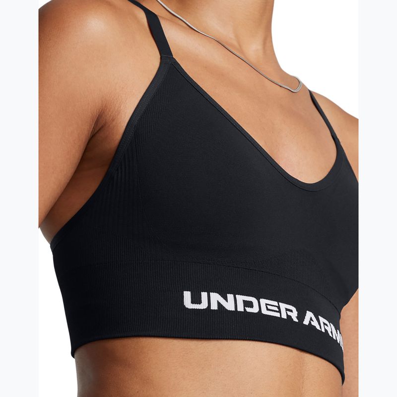 Fitness podprsenka Under Armour Vanish Seamless Low black / white 3