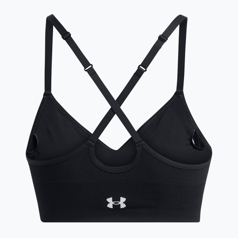 Fitness podprsenka Under Armour Vanish Seamless Low black / white 5