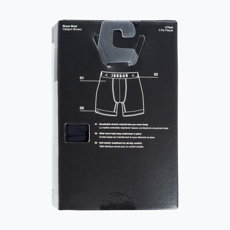 Pánské boxerky Jordan JHM Flight Cotton Core 3 pairs black 6