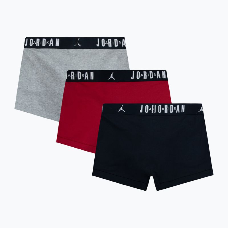 Pánské boxerky Nike Jrdan JHM Flight Cotton Trunk 3 pairs gym red/black 2