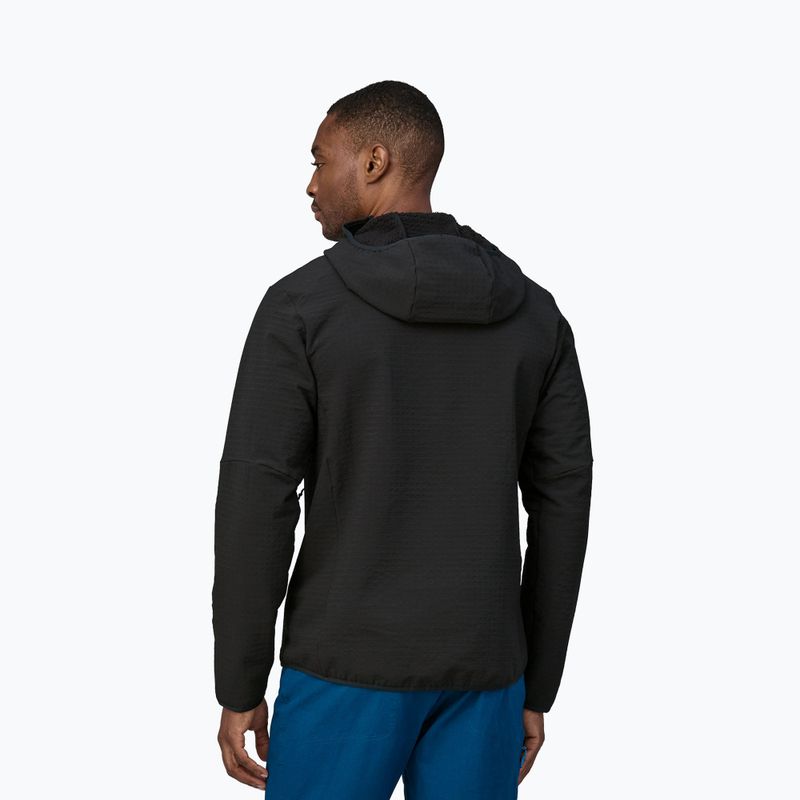 Pánská softshellová bunda Patagonia R2 TechFace Hoody black 3