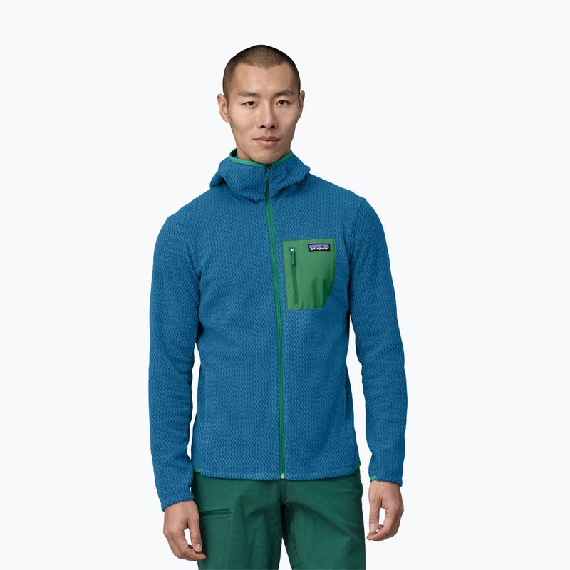 Pánská trekingová mikina Patagonia R1 Air Full-Zip vessel blue