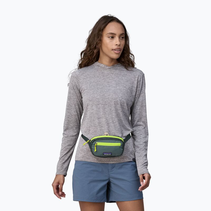 Ledvinka Patagonia Ultralight Black Hole Mini Hip Pack 1 l nouveau green 3