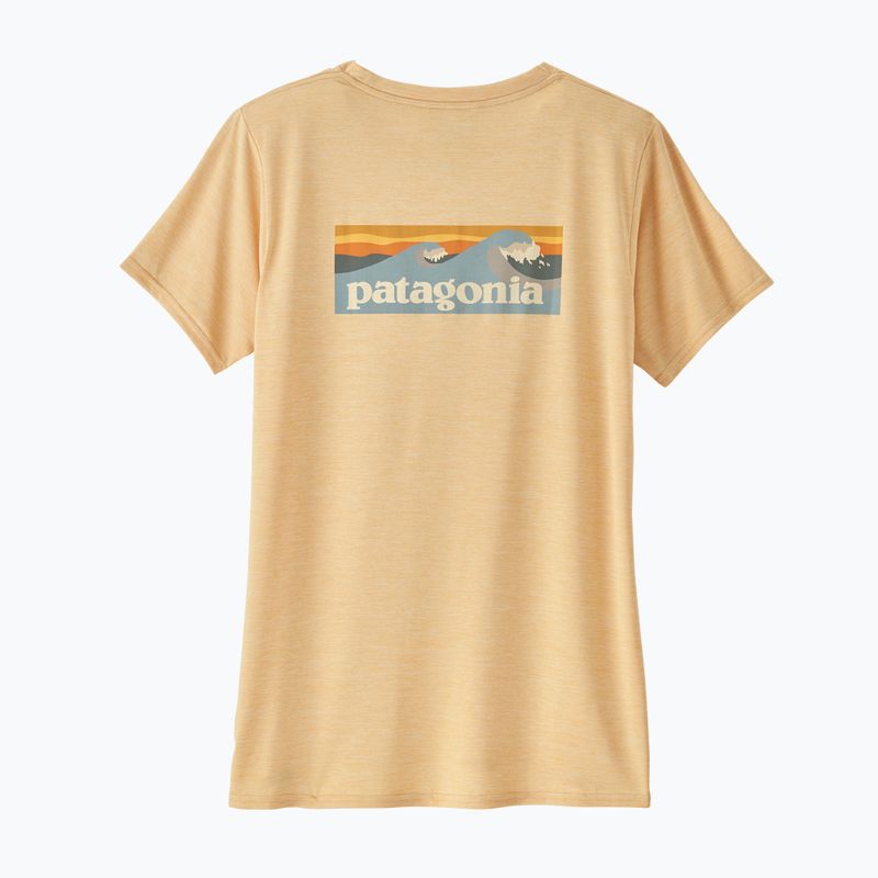 Dámské tričko Patagonia Cap Cool Daily Graphic Waters boardshort logo/sandy melon x-dye 4