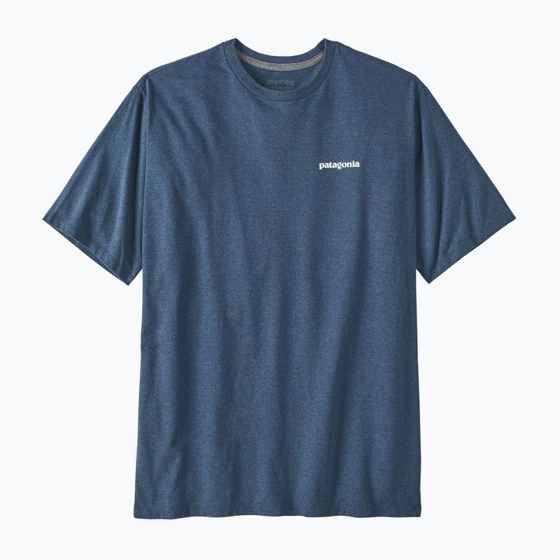 Pánské trekingové tričko Patagonia P-6 Logo Responsibili-Tee utility blue 3