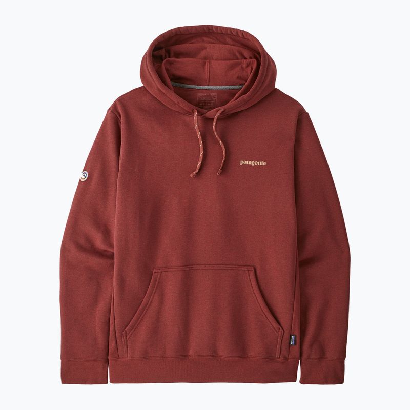 Mikina  Patagonia Fitz Roy Icon Uprisal Hoody mangrove red 3