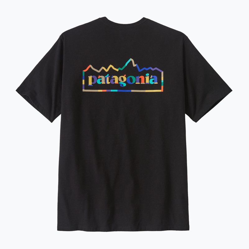 Pánské tričko Patagonia Unity Fitz Responsibili ink black 4