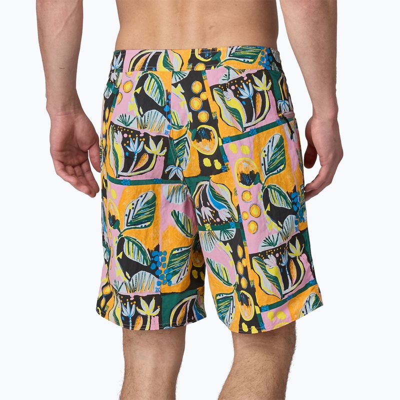 Pánské plavecké šortky  Patagonia Wavefarer Boardshorts island seeds/milkweed mauve 2