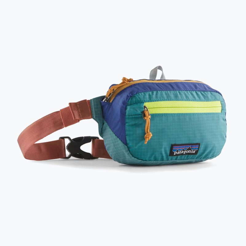 Ledvinka Patagonia Ultralight Black Hole Mini Hip Pack 1 l patchwork/subtidal blue