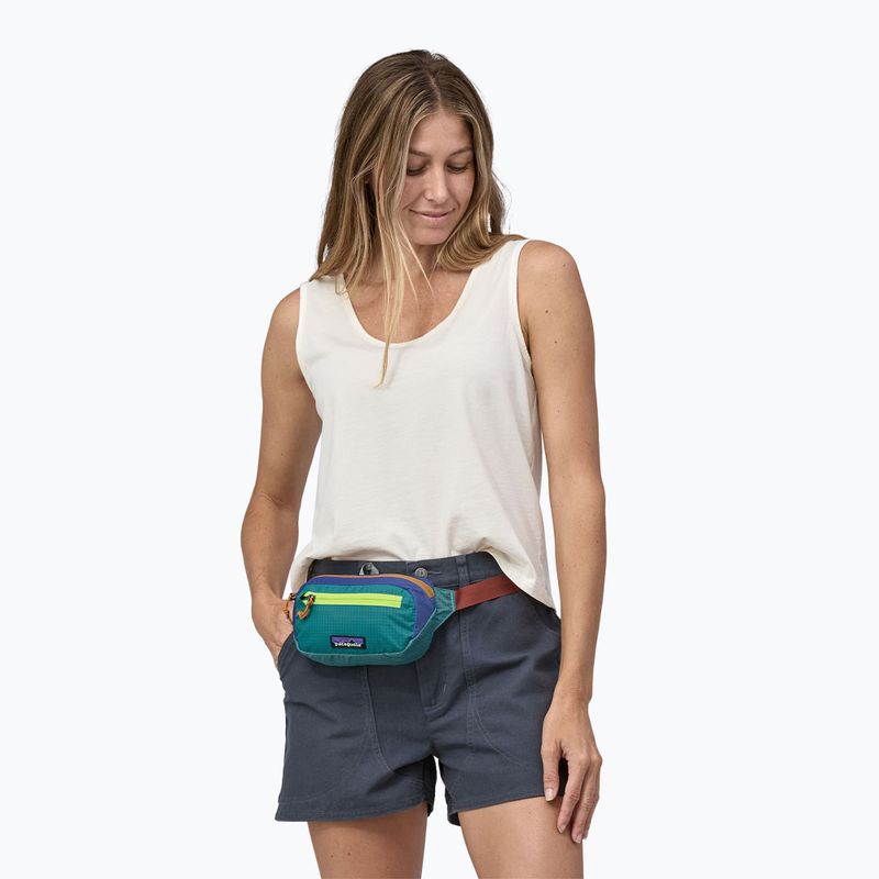 Ledvinka Patagonia Ultralight Black Hole Mini Hip Pack 1 l patchwork/subtidal blue 3