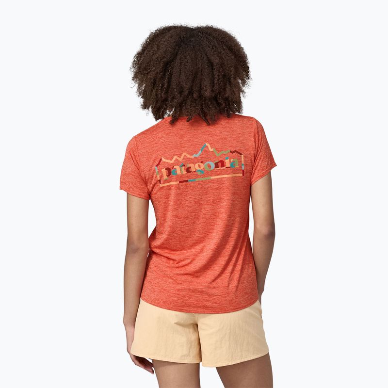 Dámské tričko Patagonia Cap Cool Daily Graphic Shirt unity fitz/pimento red x-dye 2