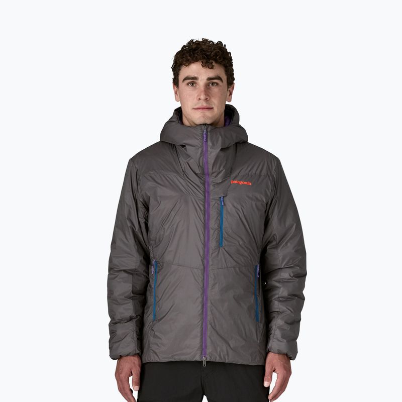 Pánská péřová bunda Patagonia DAS Light Hoody forge grey