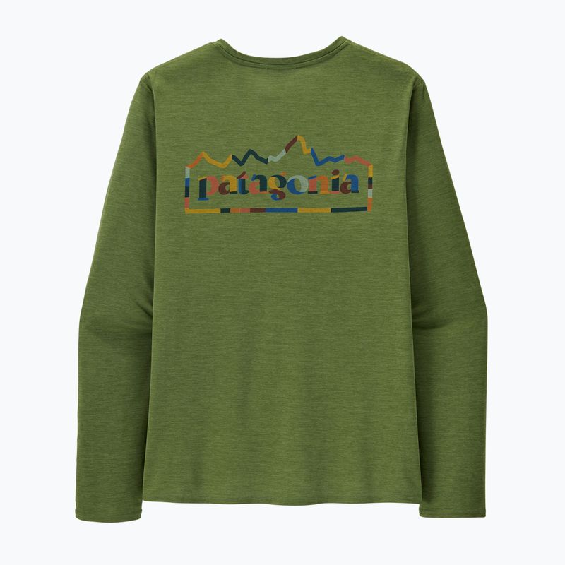 Pánské tričko Patagonia Cap Cool Daily Graphic Shirt Longsleeve unity fitz/terrain green x-dye 