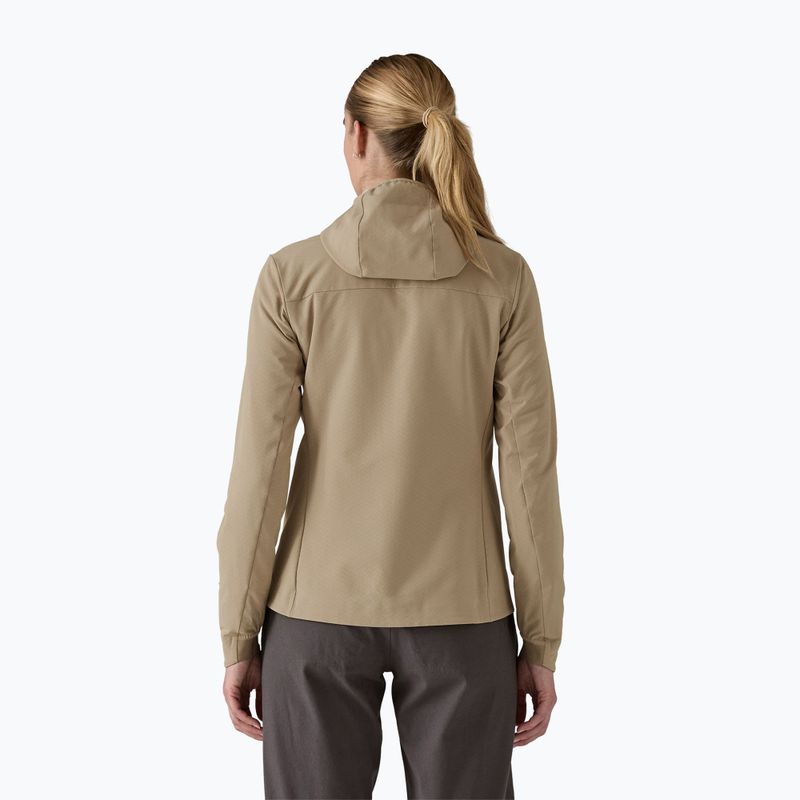 Dámská softshellová bunda Patagonia R1 CrossStrata Hoody seabird grey 2