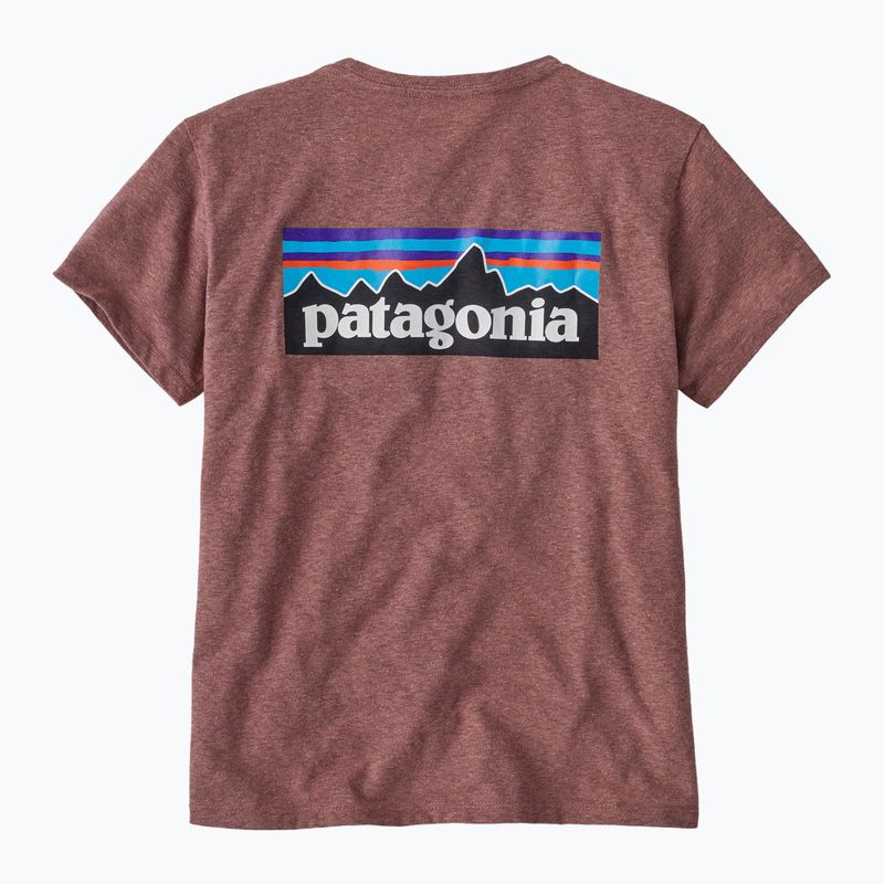 Dámské tričko  Patagonia P-6 Logo Responsibili-Tee dulse mauve 2