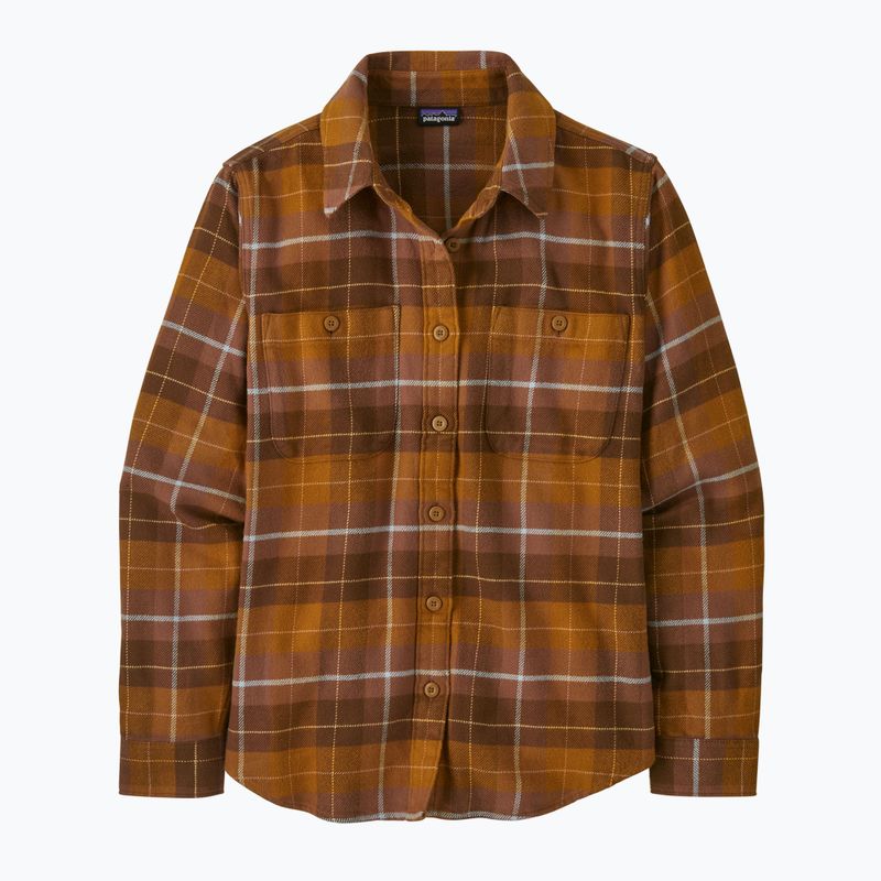 Dámská košile   Patagonia Fjord Flannel happy camper/shelter brown 4