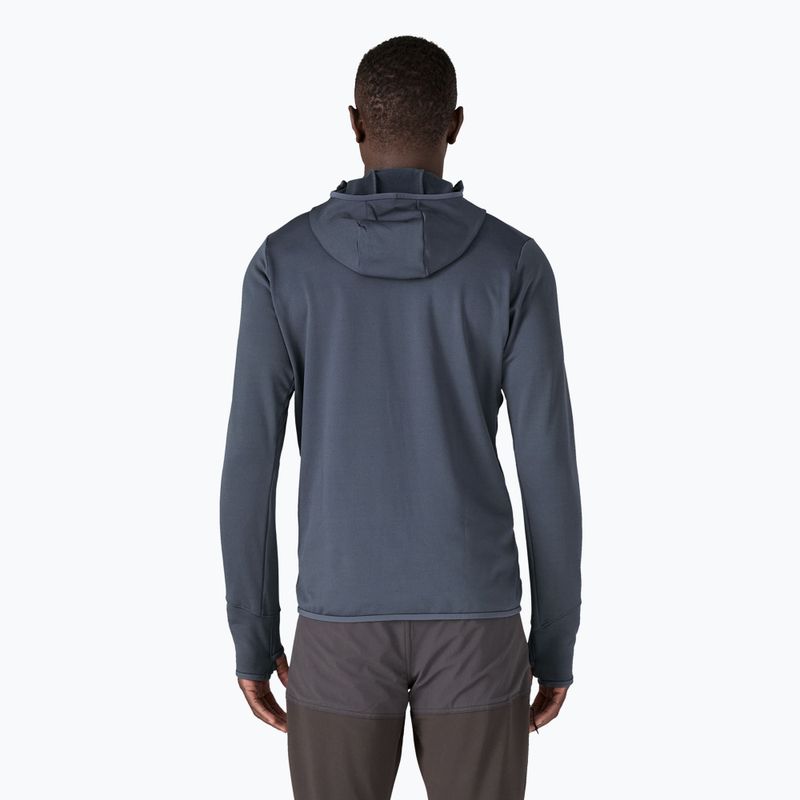 Pánská trekingová mikina Patagonia R1 Thermal Full Zip Hoody smolder blue  2